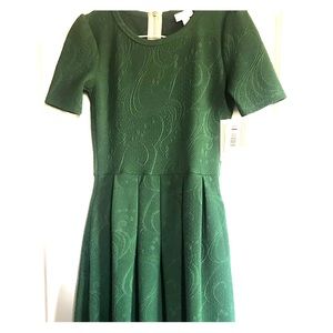 LulaRoe Embossed Green Amelia